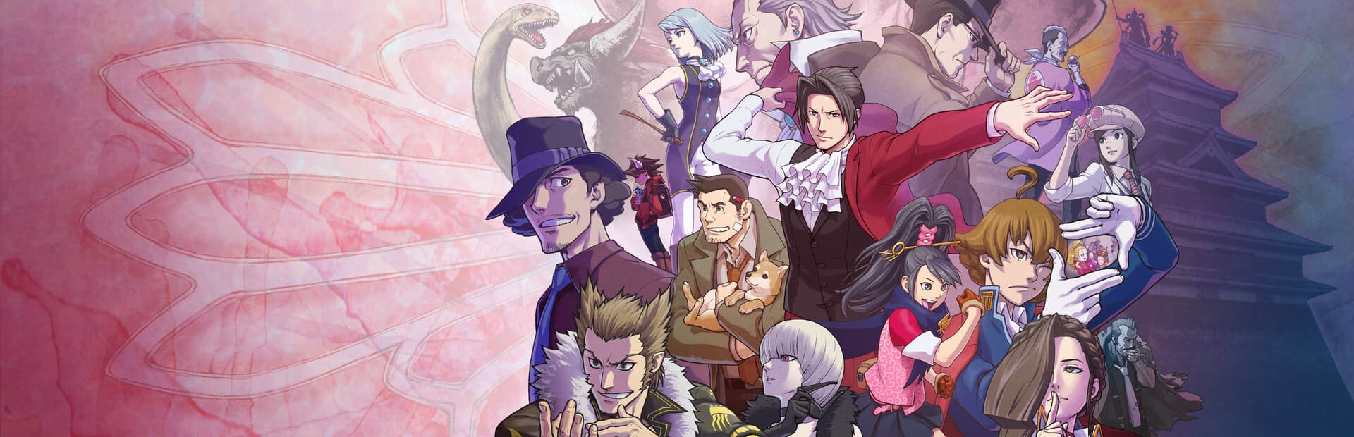 Ilustración promocional de Ace Attorney Investigations Collection