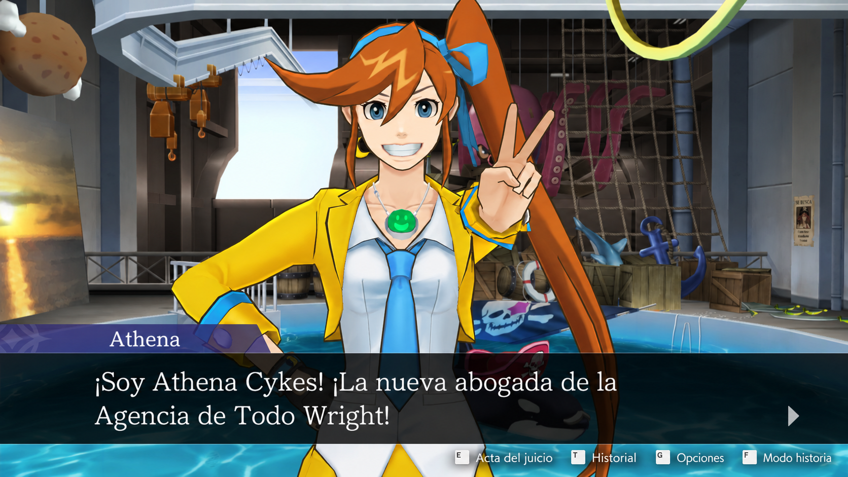 Imagen promocional adaptada: Athena se presenta en español en el acuario