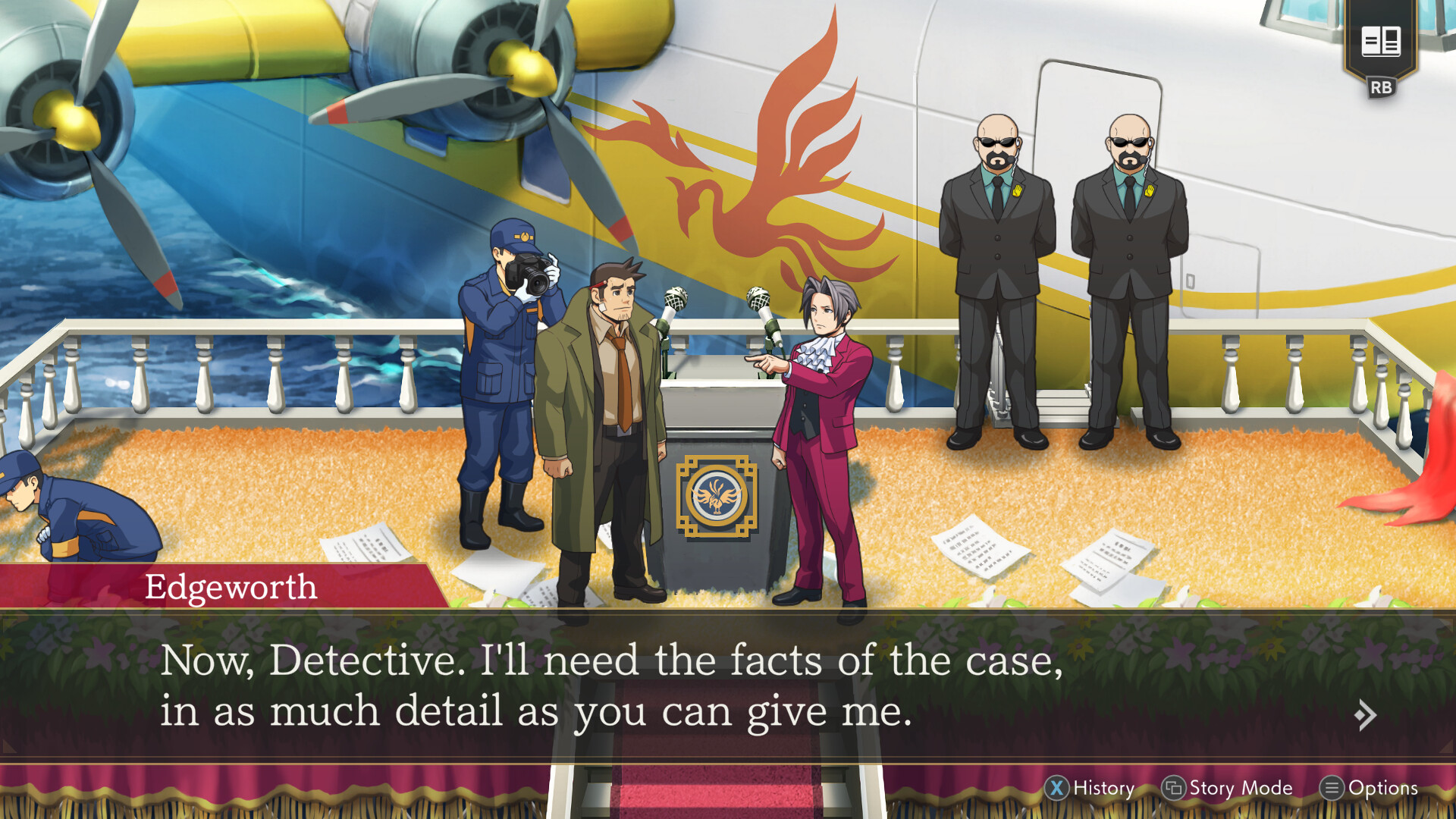 Captura oficial 1 de Ace Attorney Investigations Collection